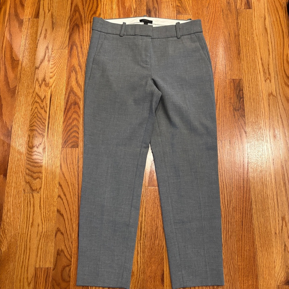 J. Crew slim straight gray women’s dress pant